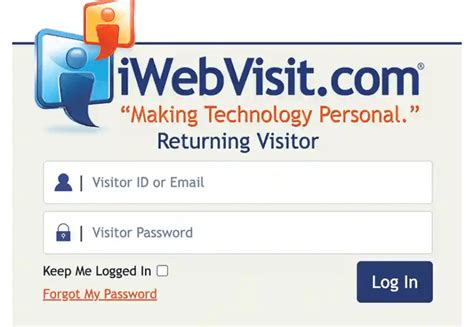 Visitors must agree to the iWebVisit Usage Policy when they set up their accounts and schedule visits. . Iwebvisit visit scheduling